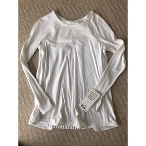 lululemon athletics White Making Moves Top